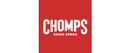Chomps brand logo for reviews of food and drink products