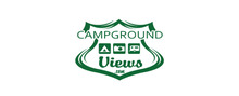 Campground Views brand logo for reviews of travel and holiday experiences