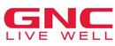 GNC brand logo for reviews of diet & health products