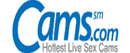 Cams brand logo for reviews of dating websites and services