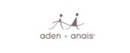 Aden + anais brand logo for reviews of online shopping for Children & Baby products