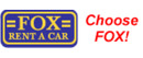 Fox Rent A Car brand logo for reviews of car rental and other services