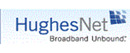 HughesNet brand logo for reviews of mobile phones and telecom products or services