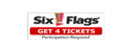 Six Flags Tickets brand logo for reviews of travel and holiday experiences