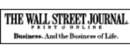 The Wall Street Journal brand logo for reviews of online shopping products