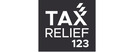 Tax Relief 123 brand logo for reviews of financial products and services