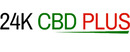 24K CBD Plus brand logo for reviews of diet & health products