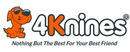 4Knines brand logo for reviews of car rental and other services