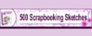 500 Scrapbooking Sketches brand logo for reviews of Study and Education