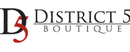 District 5 Boutique brand logo for reviews of online shopping for Fashion products