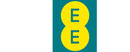 EE brand logo for reviews of mobile phones and telecom products or services
