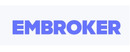 Embroker brand logo for reviews of financial products and services