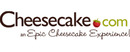 Cheesecake brand logo for reviews of food and drink products
