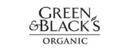 Green & Black's brand logo for reviews of food and drink products