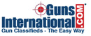 Gunsinternational brand logo for reviews of online shopping for Firearms products