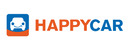 HappyCar brand logo for reviews of car rental and other services