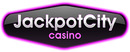 Jackpot City Casino brand logo for reviews of financial products and services