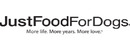 JustFoodForDogs brand logo for reviews of diet & health products