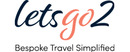 Letsgo2 brand logo for reviews of travel and holiday experiences