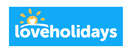 Love Holidays brand logo for reviews of travel and holiday experiences