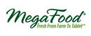 MegaFood brand logo for reviews of diet & health products