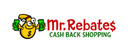 Mr. Rebates brand logo for reviews of financial products and services