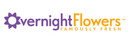 Overnight Flowers brand logo for reviews of Florists