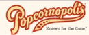 Popcornopolis brand logo for reviews of food and drink products
