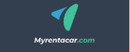 Myrentacar brand logo for reviews of car rental and other services