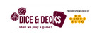 Dice and Decks brand logo for reviews of online shopping for Office, Hobby & Party Supplies products