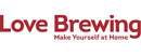 Love Brewing brand logo for reviews of food and drink products