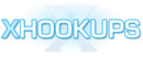 XHookups brand logo for reviews of dating websites and services