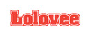 Lolovee brand logo for reviews of online shopping for Fashion products
