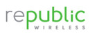 Republic Wireless brand logo for reviews of mobile phones and telecom products or services