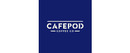 CAFEPOD brand logo for reviews of food and drink products