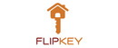 FlipKey brand logo for reviews of travel and holiday experiences