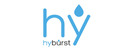 Hyburst brand logo for reviews of food and drink products