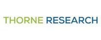 Thorne Research brand logo for reviews of diet & health products