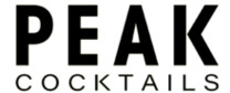 Peak Cocktails brand logo for reviews of food and drink products