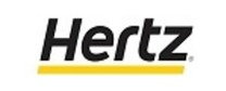 Hertz brand logo for reviews of car rental and other services