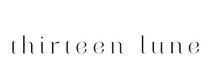 Thirteen Lune brand logo for reviews of online shopping for Personal care products