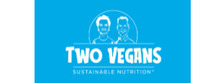 Two Vegans brand logo for reviews of food and drink products