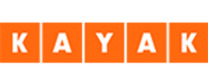 KAYAK brand logo for reviews of travel and holiday experiences