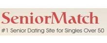 SeniorMatch brand logo for reviews of dating websites and services