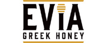 Evia brand logo for reviews of food and drink products