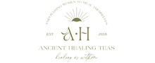 Ancient Healing Teas brand logo for reviews of food and drink products