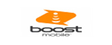 Boost Mobile brand logo for reviews of mobile phones and telecom products or services
