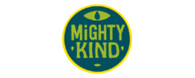 Mighty Kind brand logo for reviews of food and drink products