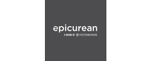 Epicurean brand logo for reviews of food and drink products