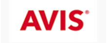 Avis brand logo for reviews of car rental and other services